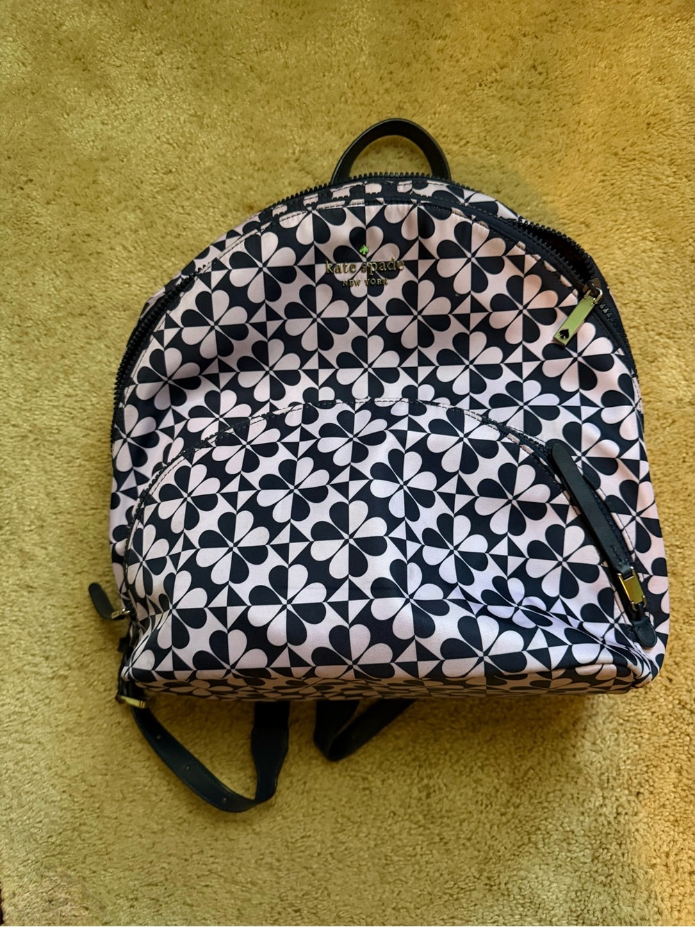kate spade Navy & Lavender Floral Tile Backpack